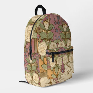 Mochila Impresa Alphonse Mucha Estrellas Elegantes Art Nouveau Cam