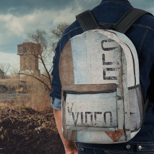 Mochila Impresa Amantes de cine de estilo loft urbano