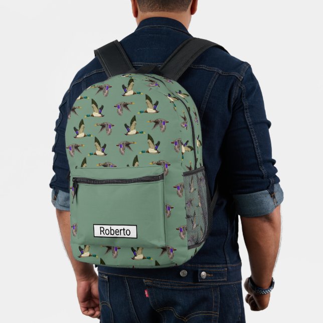 Mochila Impresa Amantes del pato real (Insitu (Modelo))