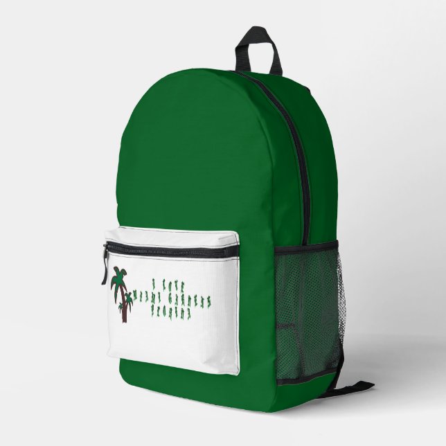 Mochila Impresa Amo Miami Gardens Florida (Esquina derecha trasera )