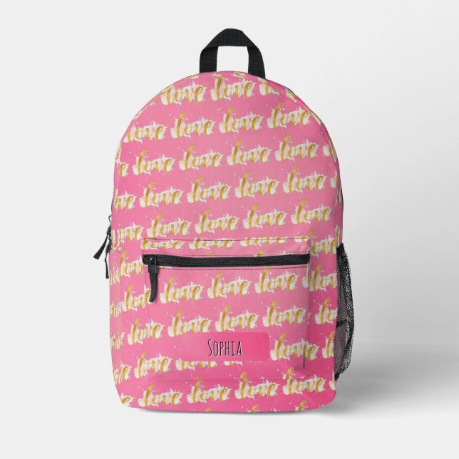 Mochila Impresa Amor (Anverso)