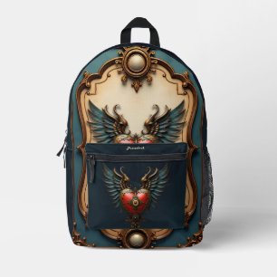Mochila Impresa Amor atemporal, elegancia surrealista en estilo st