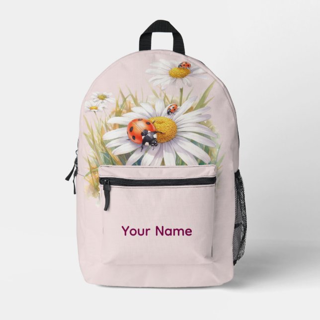 Mochila Impresa Amor de Mariquita (Anverso)