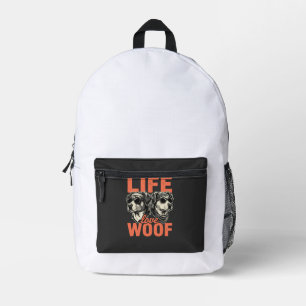 Mochila Impresa Amor por la Vida y los Perros