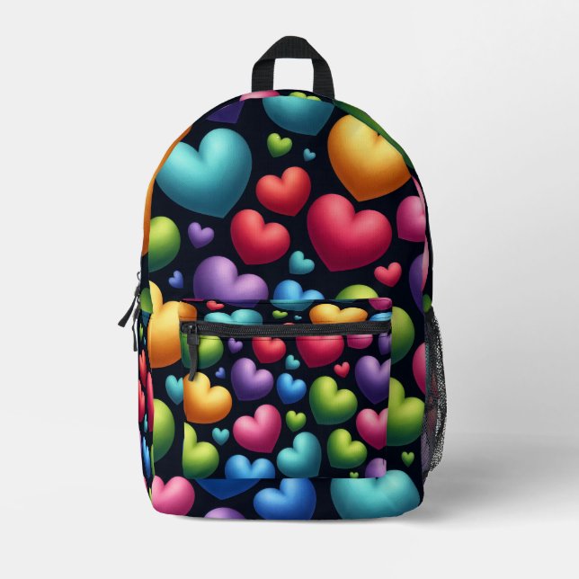 Mochila Impresa Amor Vibrante (Anverso)