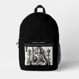Mochila Impresa Amor y serenidad pacífica
