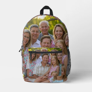 Mochila Impresa Añadir Personalizar de fotografía de Reunión Famil