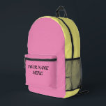 Mochila Impresa AÑADIR TU NOMBRE limonada rosa<br><div class="desc">¡disfrútalo!</div>