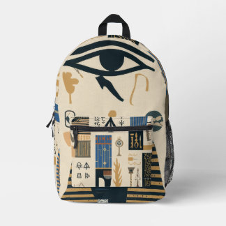 Mochila Impresa Ancient Print Backpack