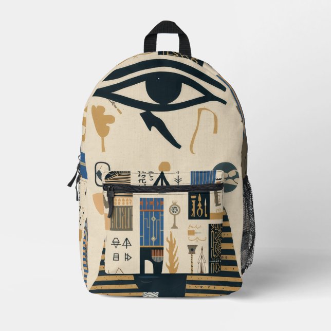 Mochila Impresa Ancient Print Backpack (Anverso)