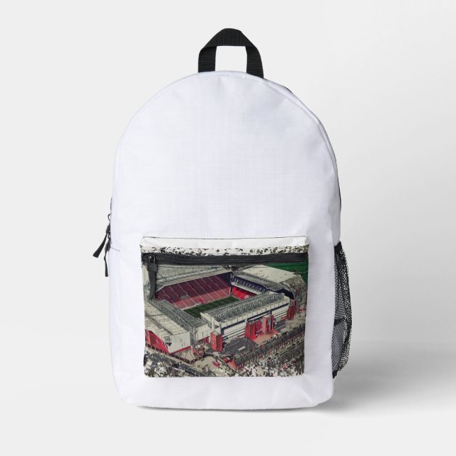 Mochila Impresa Anfield Stadium Liverpool - Artistic Watercolour (Anverso)