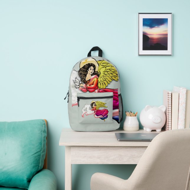 Mochila Impresa Ángel de la Paz y la Armonía (in situ)
