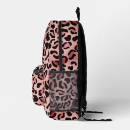 Mochila Impresa Animal de patrón de leopardo moderno