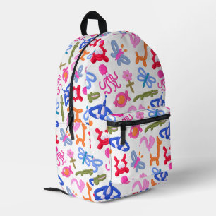 Mochila Impresa Animales de Globo Lindos Patrón Colorido para Niño