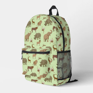 Mochila Impresa Animales salvajes