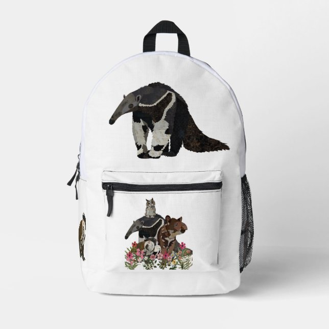 MOCHILA IMPRESA ANIMALES SUDAMERICANOS (Anverso)