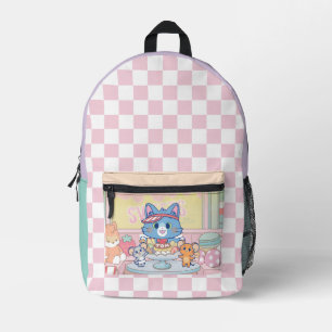 Mochila Impresa Anime Tom, Jerry y la sala de postres Tuffy