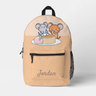 Mochila Impresa Anime Tuffy y Jerry Cheesecake