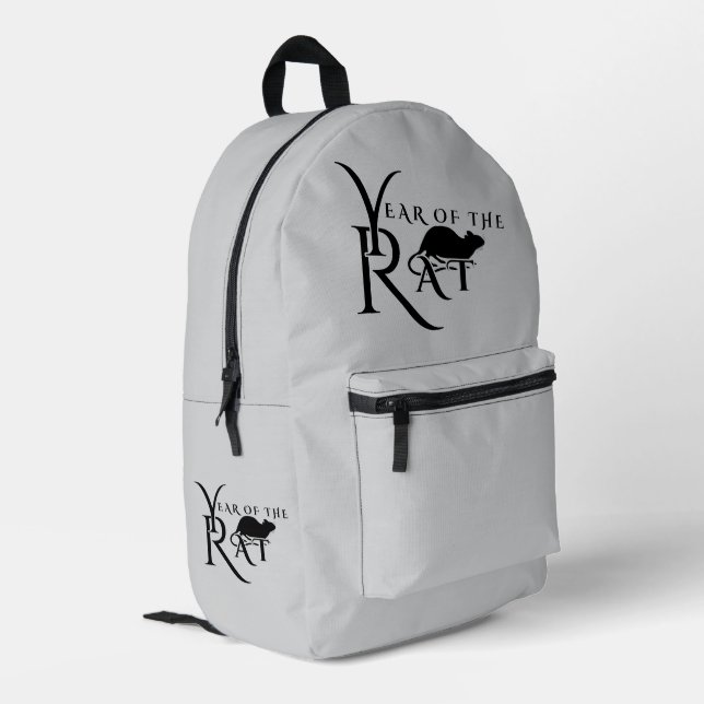 Mochila Impresa Año de la rata (Esquina izquierda trasera)