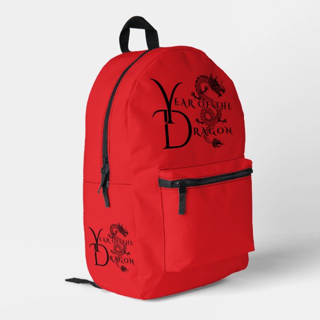 Mochila Impresa Año del dragón (Esquina izquierda trasera)