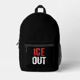 Mochila Impresa Anti ICE Out Political Activism Protest