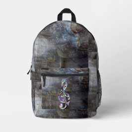 Mochila Impresa Antigua Grecia Music Clef