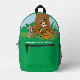 Mochila Impresa Aperitivo para picnic y boco-boo de yogi