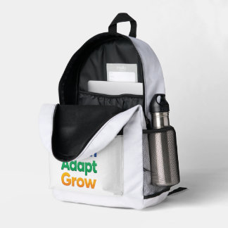 Mochila Impresa Aprender Adaptarse Crecer