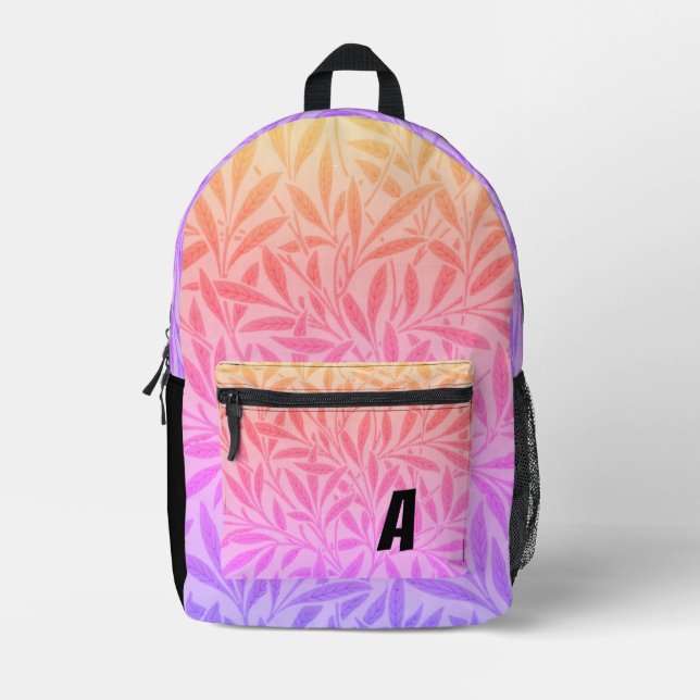 Mochila Impresa Árbol de Vida Verde – Símbolo de Crecimiento, Natu (Anverso)