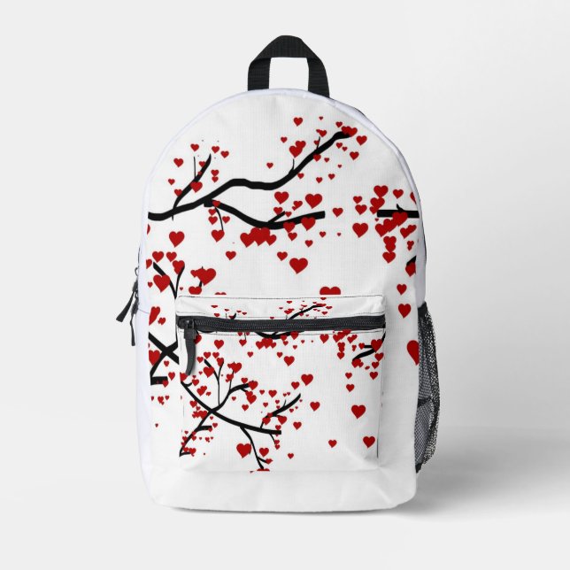 Mochila Impresa Árbol del corazón (Anverso)