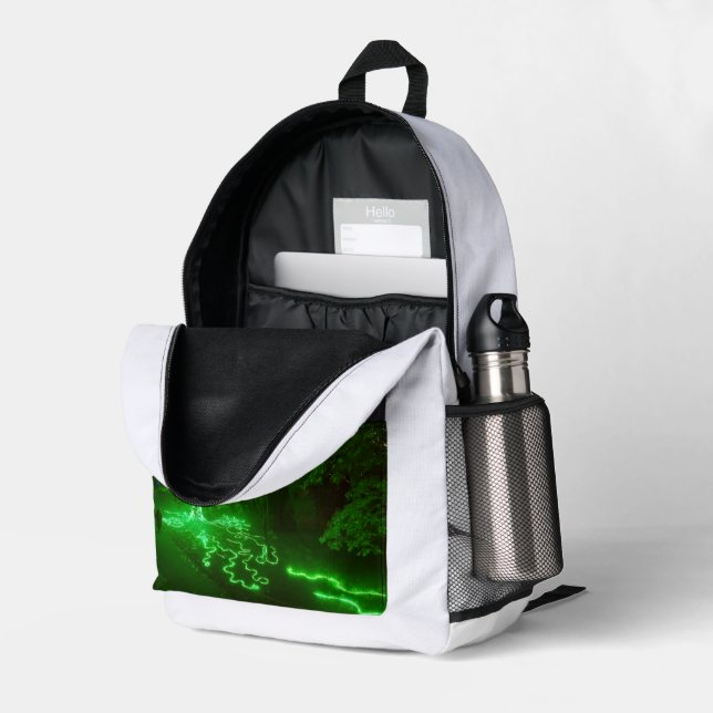 Mochila Impresa Árbol mágico 11 (Esquina trasera derecha (abierta))