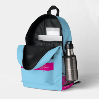 Mochila Impresa Arco sobre rosa