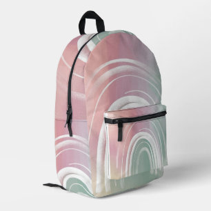 Mochila Impresa Arcoiris color bonito pastel