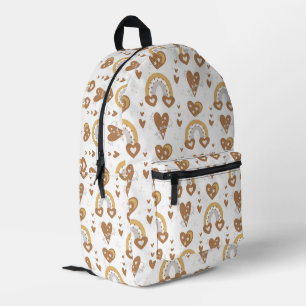 Mochila Impresa Arcoiris de oro suntuoso
