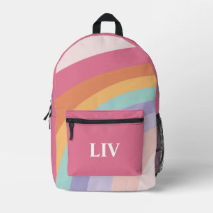 Mochila Impresa Arcoiris retro