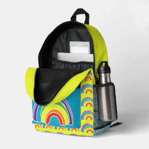 Mochila Impresa Arcos de lluvia hechos en un pozo