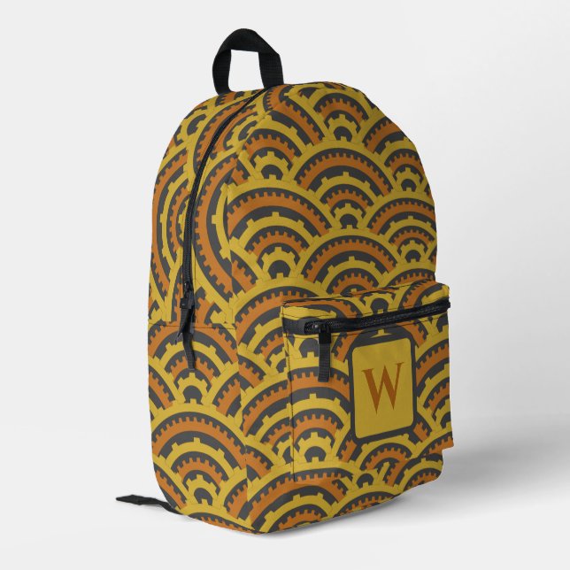 Mochila Impresa Arcos de Tiempo (Esquina izquierda trasera)