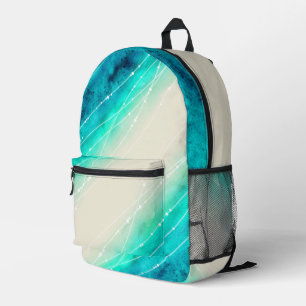 Mochila Impresa Arena moderna de mar brillante con motivos