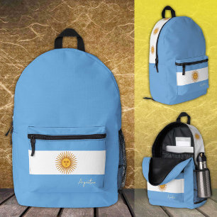 Mochila Impresa Argentina, mochila, bandera argentina / patriótico