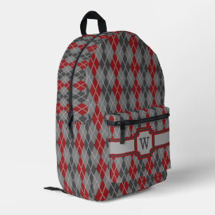 Mochila Impresa Argyle Cenizas y Brasas