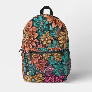Mochila Impresa Arreglo de flores