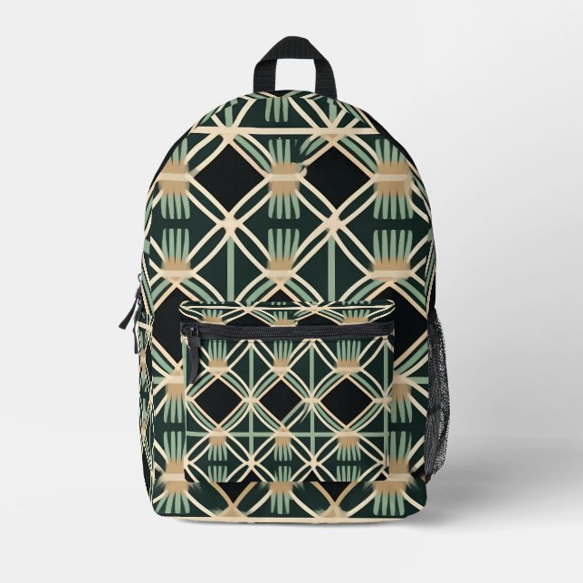 Mochila Impresa Art Deco (Anverso)