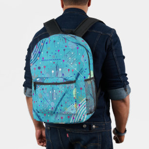 Mochila Impresa Arte abstracto: bengalas en el cielo