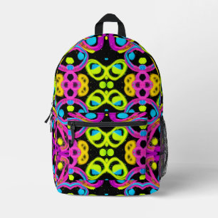 Mochila Impresa arte abstracto brillante