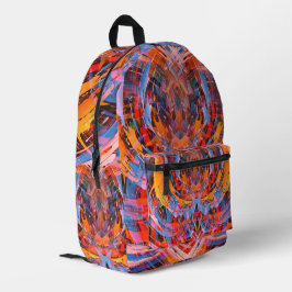 Mochila Impresa Arte abstracto de fantasía mística