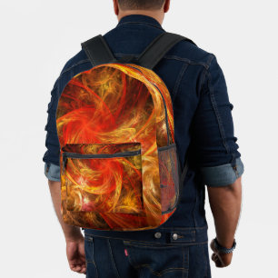 Mochila Impresa Arte abstracto de Firestorm