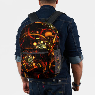 Mochila Impresa Arte abstracto de latido