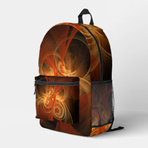 Mochila Impresa Arte abstracto de magia matutina