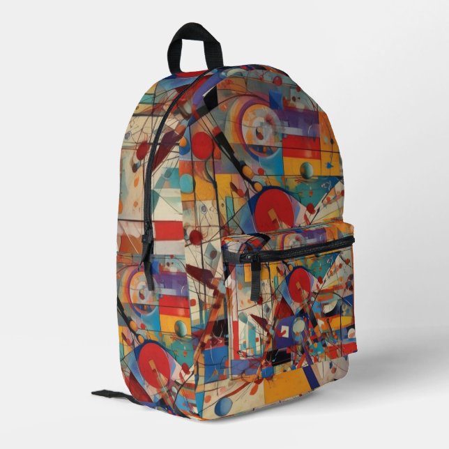 Mochila Impresa Arte abstracto moderno (Esquina izquierda trasera)