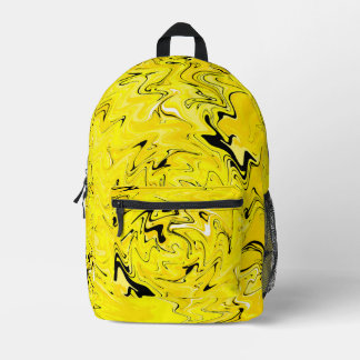 Mochila Impresa Arte de remolino de relámpagos